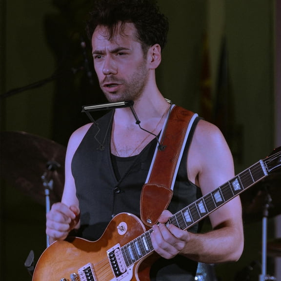 WEUVEB 2Pcs Black Metal Harmonica Holder Neck Stand with Multi Angle Adjustment for Musicians