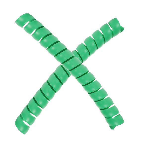 WEUVEB 2Pcs Plastic Spiral Tree Protector Green Wrap for Sapling Bark and Tree Trunk Shield