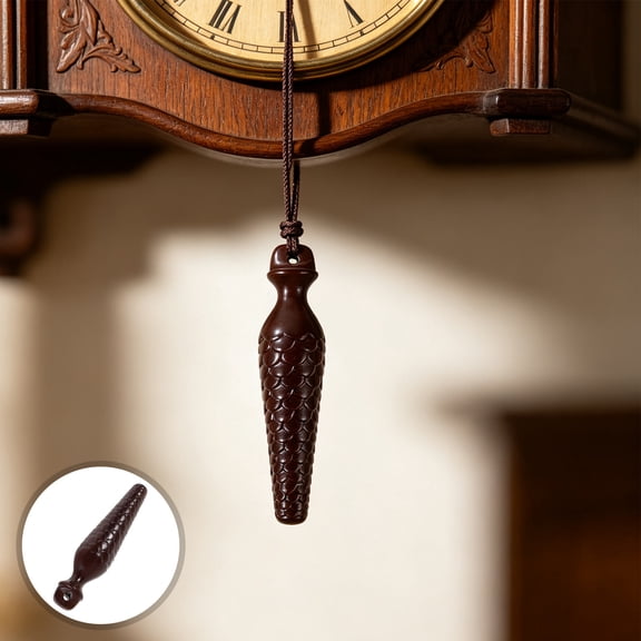 WEUVEB Classic Home Cuckoo Clock Weights, Polished Brown, Rustproof, 2Pcs