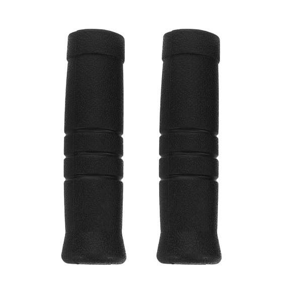 WEUVEB 2Pcs Ergonomic Black Handle Grips for Fitness Equipment Cable Machines and Barbells
