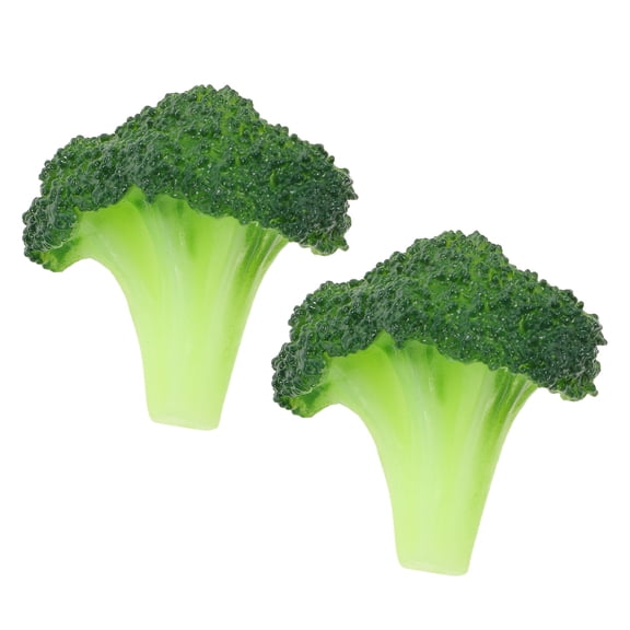 WEUVEB 2Pcs Portable Freckle Stamp Tool with Fake Broccoli Design for Festival and Daily Makeup