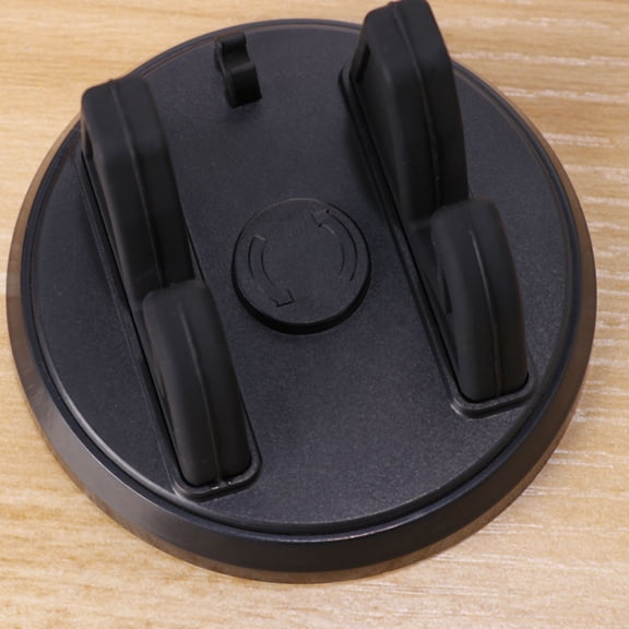WEUVEB 2Pcs Silicone Phone Holder for Car Rotatable Dashboard Design Black