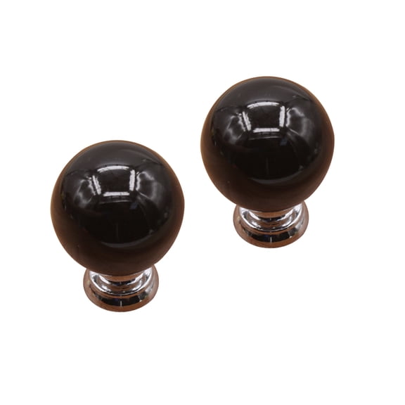 WEUVEB Ceramic Door Knob Renew Furniture Black 2Pcs