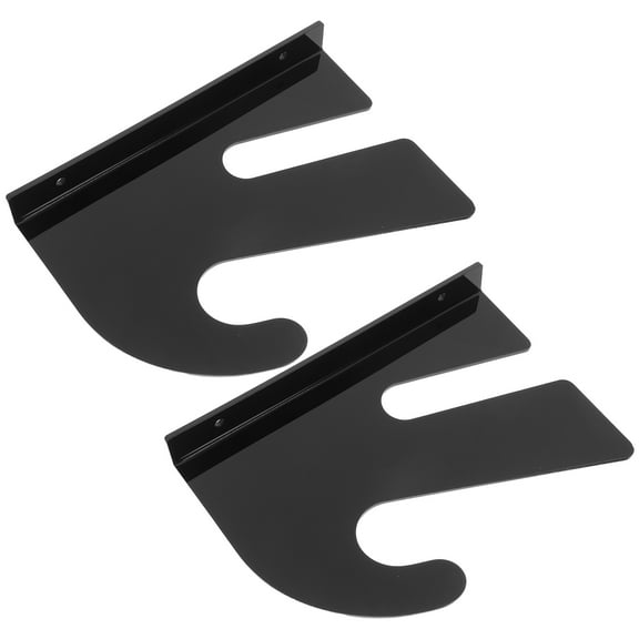 WEUVEB 2-Pack Snowboard Display Rack Acrylic Wall Mount Sturdy Space Saving Home Decor Organizer
