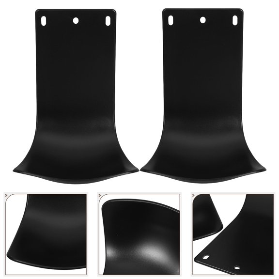 WEUVEB 2Pcs Soap Dispenser Drip Trays Wall Mounted Black ABS Plastic for Spray and Liquid Dispensers