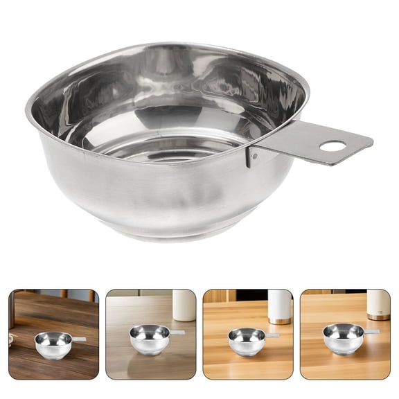 WEUVEB 2-Pack Stainless Steel Bottle Filling Funnels, Easy to Clean Funnels for Kitchen and Bar Use