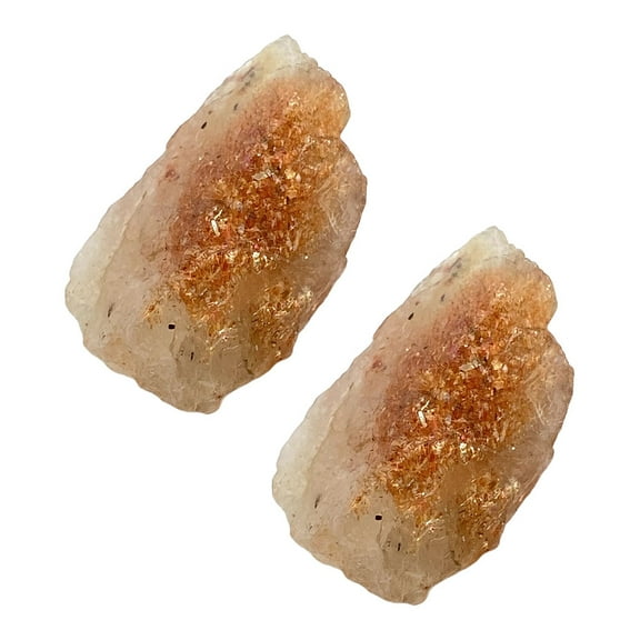 WEUVEB Natural Chakra Stones Rough Rocks for Tumbling, Yoga, Meditation, Home Decor - 2 Pieces