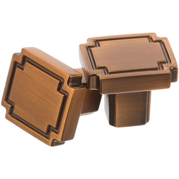 WEUVEB Zinc Alloy Cabinet Door Handles Coffee Sturdy Single Hole for Decor 2Pcs