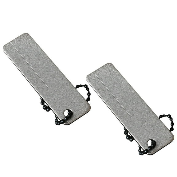 WEUVEB 2Pcs Whetstone Sharpening Kit with Assorted Color for Outdoor 1.97X0.75X0.08in