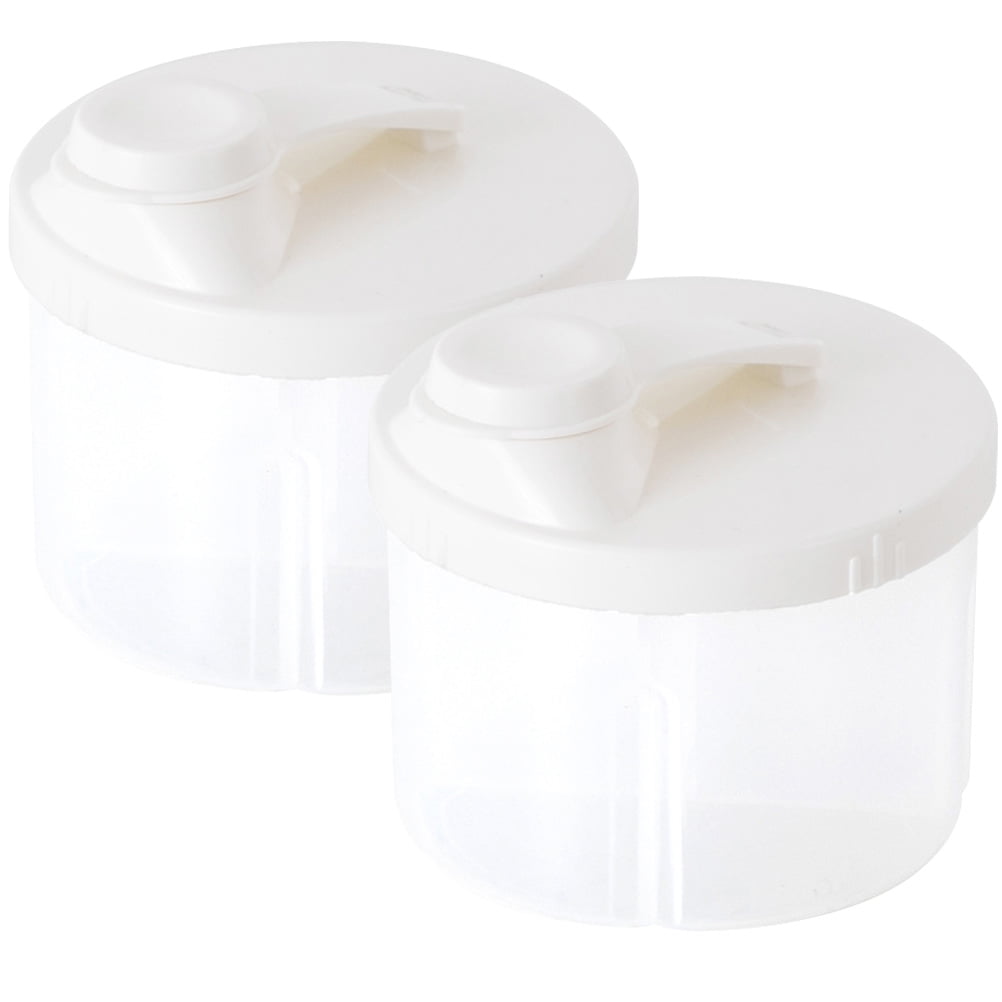 WEUVEB Formula Travel Dispenser White 2Pcs 3.69x2.36in - Walmart.com