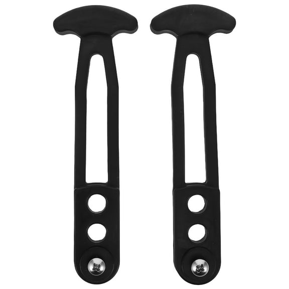 WEUVEB 2Sets Adjustable Boat Ladder Strap with Rubber T Shaped Latch for Easy Secure Mounting