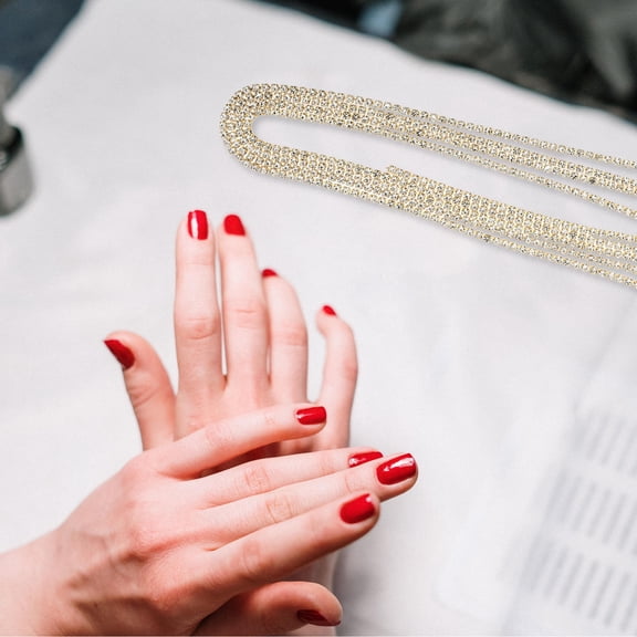 WEUVEB Nail Charms Assorted Color Copper for Manicure Accessories 2Pcs