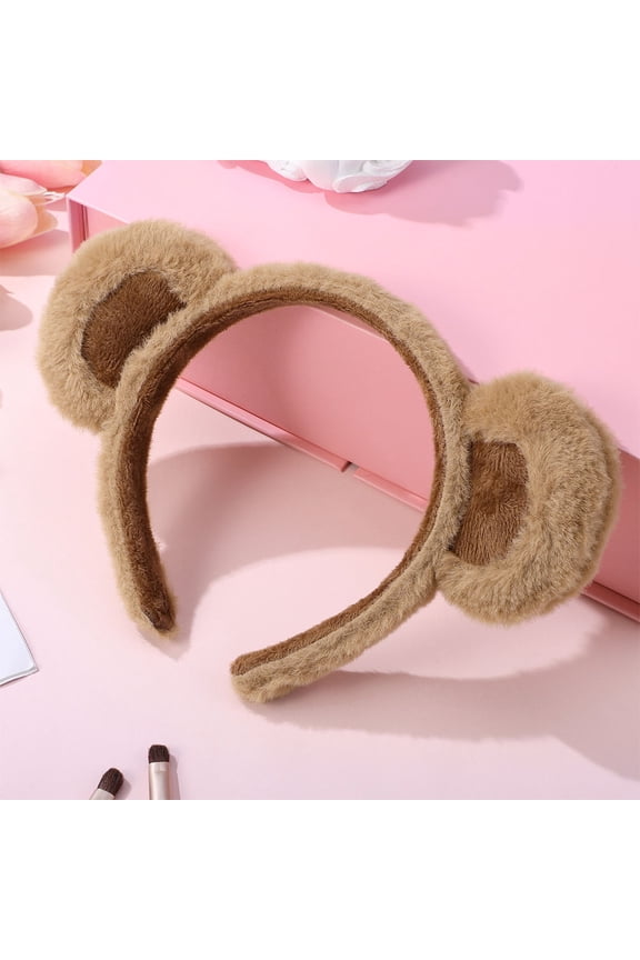 2pcs Headbands For Short Hair Women Bear Ears Headband Cute Style Daily Use