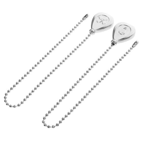 WEUVEB 2pcs Light Pull Chain Extension Zinc Alloy Elegant Design Enhance Functionality Table Lamp