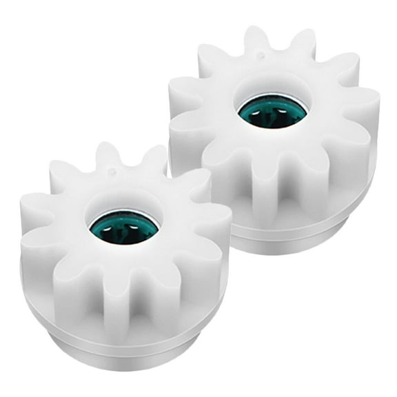 WEUVEB 2Pcs Rotating Mop Bucket Gear Replacement Mop Bucket Accessories White Color