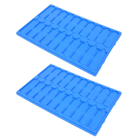 WEUVEB Microscope Slide Storage Tray, Reusable Material, 2-Pack Slide Holders for Lab and Classroom Use