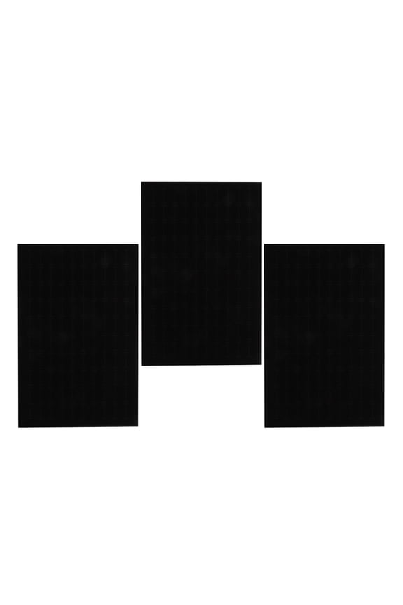 3Pcs Elegant Black Jewelry Sponge Inserts Cushion Pad for Keeping Rings and Earrings Safe
