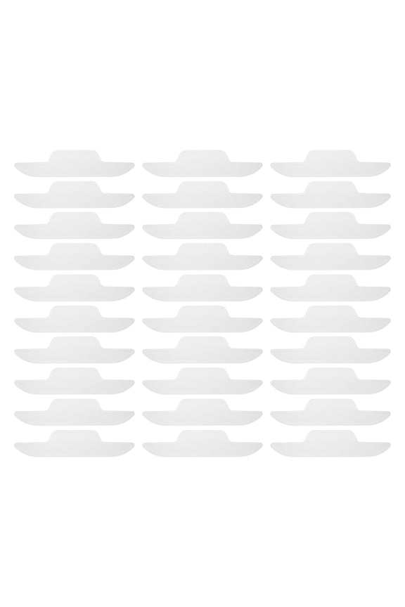 30Pcs Disposable Collar Sweat Pads with Stain Prevention for T Shirts and Hats