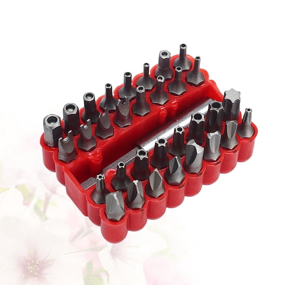 WEUVEB 33Pcs Socket Set with Printed Size Bits Multi Color Heavy Duty for Repair and Mechanical Use