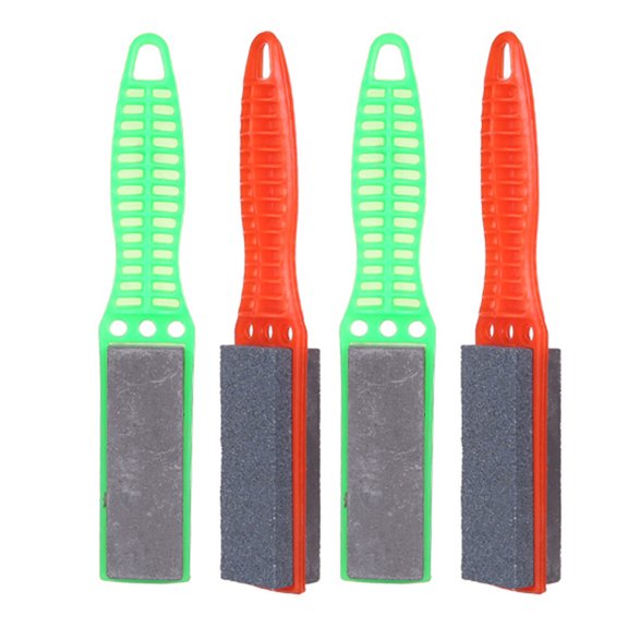 WEUVEB 4Pcs Honing Stone Practical Sharpener Stone for Kitchen Cutter and Chopper