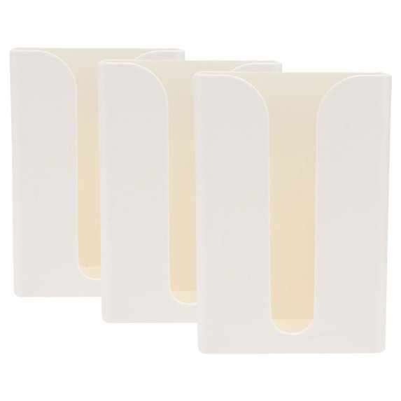 WEUVEB 3- -Mounted Napkin Holder Dispenser, Plastic Tissue Storage with Minimalist Design