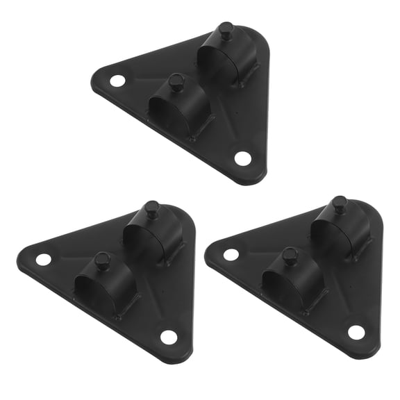 WEUVEB 3Pcs Garage Fan Wall Mount Bracket Black Heavy Duty Fan Support Rack for Home Use