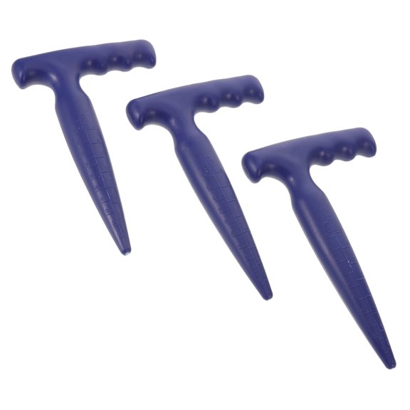 WEUVEB 3Pcs Lightweight Garden Plant Hole Digger Tool for Seed Planting and Bulb Sowing