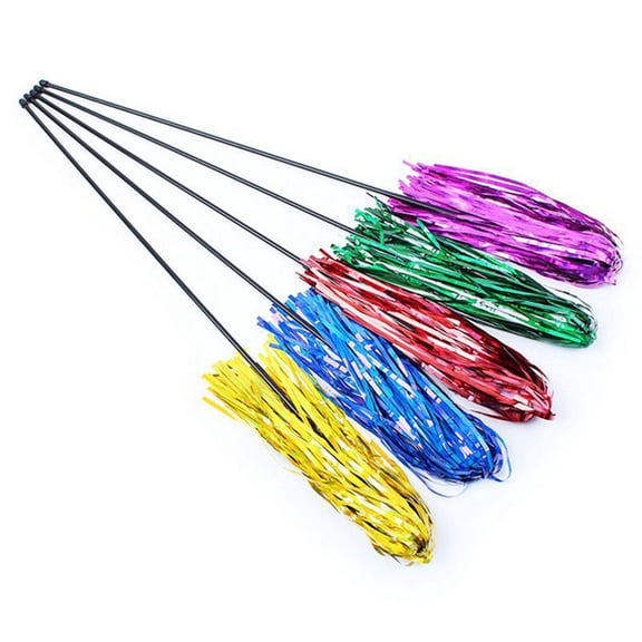 WEUVEB 3Set Funny Teaser Cat Toy Plastic Shiny Design for Cat