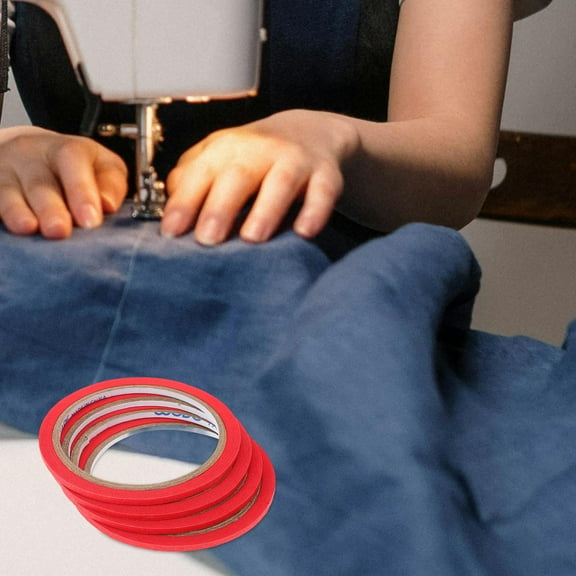 WEUVEB 4 Rolls Draping Tape for Dress Forms and Pattern Making Red Paper No Residue