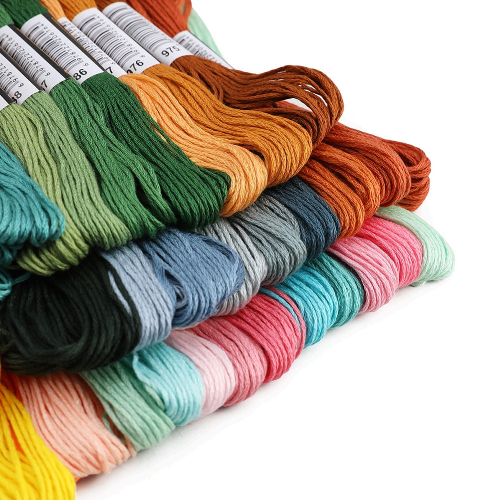 WEUVEB Embroidery Thread Assorted Colors 447 Pcs Floss for Cross , Sewing, Crafts and Needlework