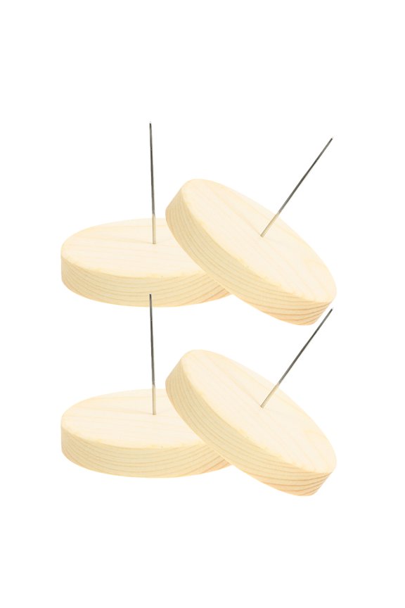 4-Piece Versatile Display Stand Set for Dolls, Figurines, Mini Collectibles and Decorative Items