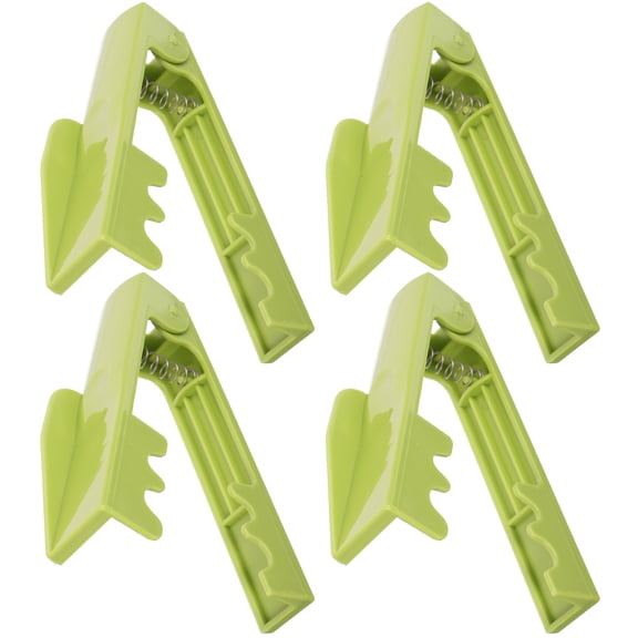WEUVEB 4Pcs Ergonomic Design Clamp Shape Leaf Stripping Tool for Roses and Bouquet Supplies 5.4x1.3in