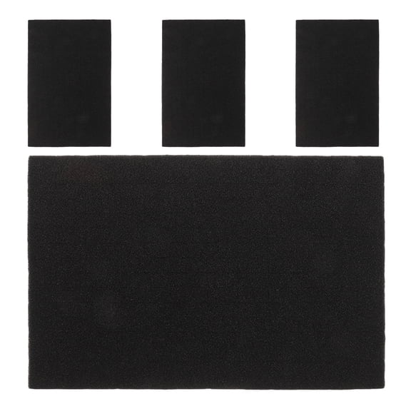 WEUVEB Hydroponic Gardening Sponges Black 4-Pack Moisture Retention Plant Growing Medium