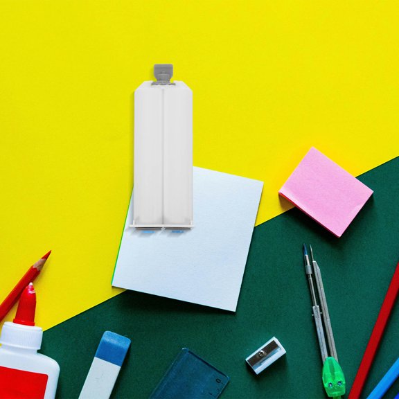 WEUVEB 4Pcs Refillable Plastic Epoxy Tubes for Precise Ab Glue Mixing and Multipurpose Adhesive Storage