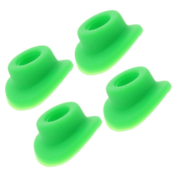 WEUVEB 4Pcs Silicone Motorcycle Valve Seal Gaskets for Waterproof Engine Protection