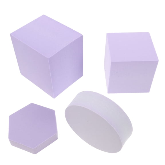 WEUVEB foam diy Craft Foam Decorations Lavender 4pcs