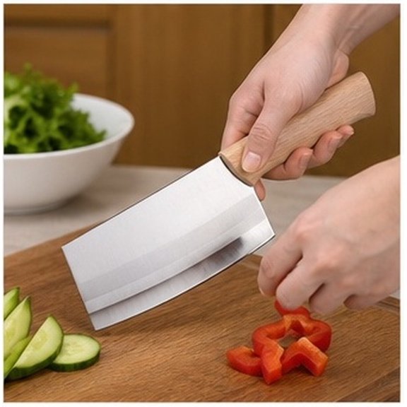 WEUVEB 5 Pairs Wooden Replacement Handle for Kitchen , Ergonomic Grip