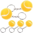 thumbnail image 1 of WEUVEB 5-Pack Yellow Tennis Keychain Charms Stylish Accessories for Keys, Bags, Sports Fans and Tennis, 1 of 7