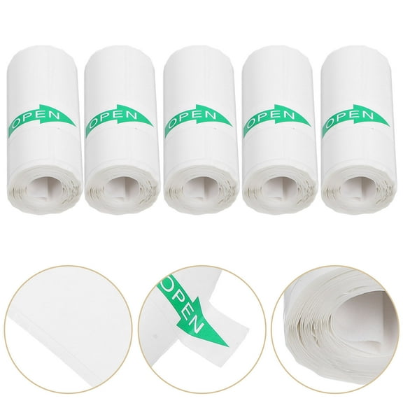 WEUVEB White Thermal Printer Paper Roll, Smooth Self-Adhesive Receipt Paper for POS, Restaurant, and General Printing Use