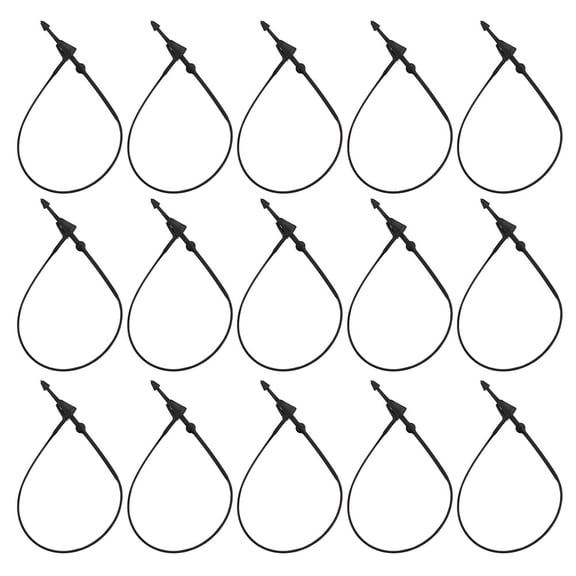 WEUVEB 5000Pcs Black Snap Lock Pins for Price Tags Easy Threading Plastic Fasteners