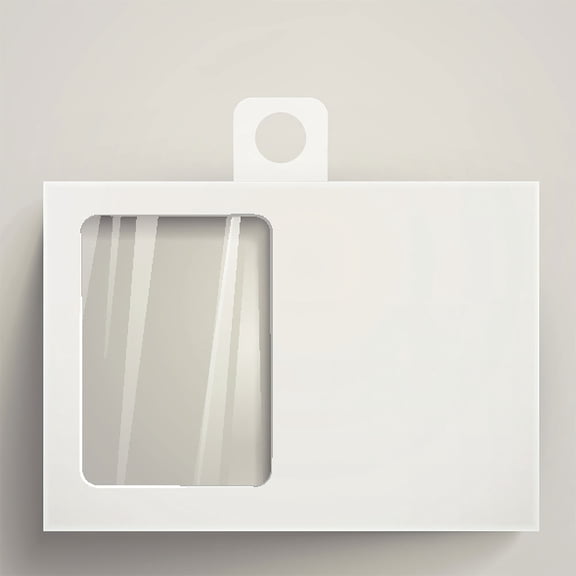 WEUVEB 500Pcs Clear Hanging Tabs with Strong Adhesive for Retail Display Plastic Hooks