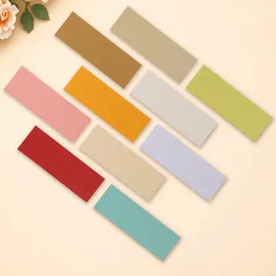 WEUVEB 50Pcs Pearlescent and Metallic Paper Assorted Colors Durable DIY Craft Supplies