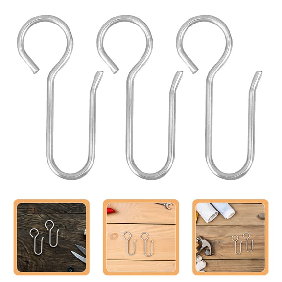 WEUVEB Heavy Duty Steel Ceiling Hooks for Home Use, and Versatile with Easy Installation