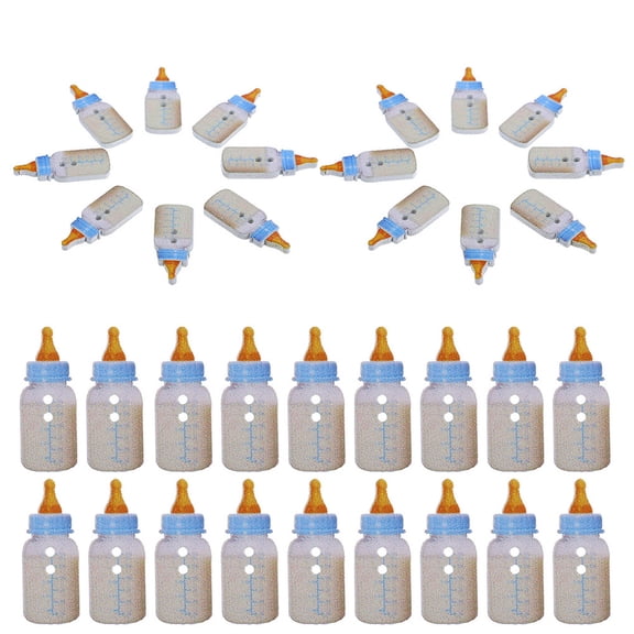 WEUVEB 50Pcs Wooden Bottle Shaped Buttons for Sewing Crafts and Decorative Clothing Accents