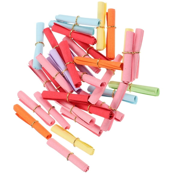 WEUVEB Secret Mini Message Scrolls Assorted Color 50Set