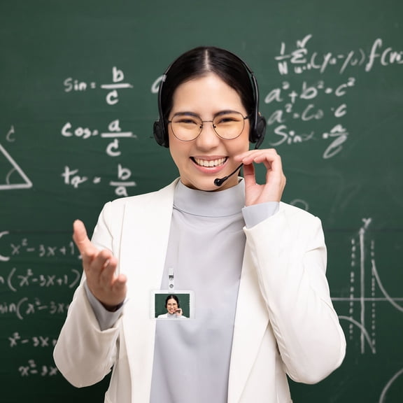 WEUVEB 50Sets Transparent Waterproof Badge Clip Holder Hard Plastic with Double Sided Display