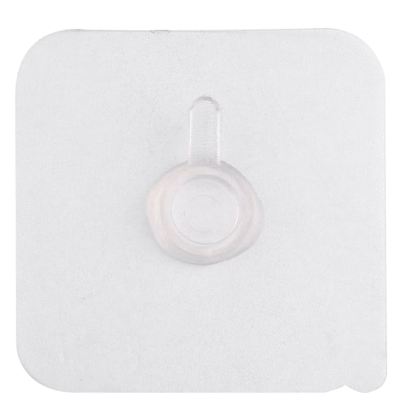 WEUVEB 5Pack Hanger Hooks Transparent 6x6cm Adhesive Plastic for Home and Office Use Kitchen