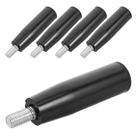 WEUVEB M10 Bakelite Handwheel Grip, Black, for DIY Tool Grinding, 5Pcs