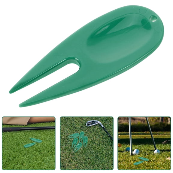 WEUVEB Portable Divot Fork Divot Repair Tool Golf Green Plastic 5Pcs