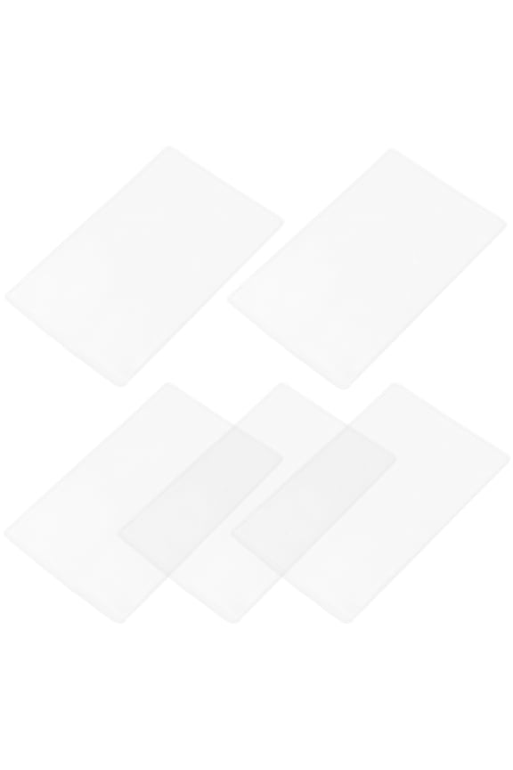 5Pcs Hard Card Protectors for Business and Credit Cards Clear PVC